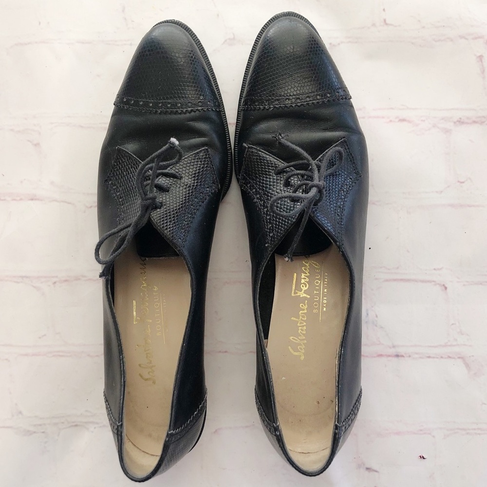 [Salvatore Ferragamo] boutique vintage oxfords 8A